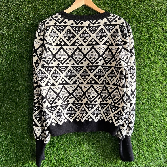 LuLaRoe Piper Tribal Geometric Knit Sweater - Picture 2 of 5